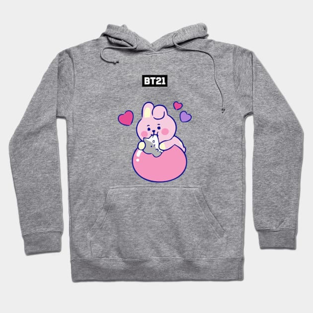 bt21 bts exclusive design 111 Hoodie by Typography Dose